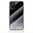 Silicone Frame Fashionable Pattern Mirror Case Cover LS1 for Vivo V21 5G Gray