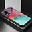 Silicone Frame Fashionable Pattern Mirror Case Cover LS1 for Vivo V21e 4G