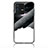 Silicone Frame Fashionable Pattern Mirror Case Cover LS1 for Vivo V23 Pro 5G Black
