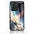 Silicone Frame Fashionable Pattern Mirror Case Cover LS1 for Vivo V25 Pro 5G Mixed