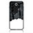 Silicone Frame Fashionable Pattern Mirror Case Cover LS1 for Vivo V27 Pro 5G Black