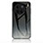 Silicone Frame Fashionable Pattern Mirror Case Cover LS1 for Vivo X90 5G Gray