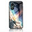 Silicone Frame Fashionable Pattern Mirror Case Cover LS1 for Vivo Y02S Mixed