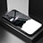 Silicone Frame Fashionable Pattern Mirror Case Cover LS1 for Vivo Y51 (2021) Black