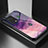 Silicone Frame Fashionable Pattern Mirror Case Cover LS1 for Xiaomi Black Shark 5 Pro 5G Purple