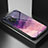 Silicone Frame Fashionable Pattern Mirror Case Cover LS2 for Huawei Honor 50 SE 5G Purple