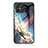 Silicone Frame Fashionable Pattern Mirror Case Cover LS2 for Huawei Honor X8 4G