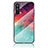 Silicone Frame Fashionable Pattern Mirror Case Cover LS2 for OnePlus Nord CE 5G