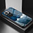 Silicone Frame Fashionable Pattern Mirror Case Cover LS2 for Oppo Reno11 5G