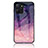 Silicone Frame Fashionable Pattern Mirror Case Cover LS2 for Realme 10T 5G Purple