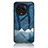 Silicone Frame Fashionable Pattern Mirror Case Cover LS2 for Realme 11 5G Blue