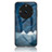 Silicone Frame Fashionable Pattern Mirror Case Cover LS2 for Realme 11 Pro 5G Blue