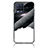 Silicone Frame Fashionable Pattern Mirror Case Cover LS2 for Realme 8 4G Black