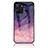 Silicone Frame Fashionable Pattern Mirror Case Cover LS2 for Realme 9i 5G Purple