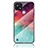 Silicone Frame Fashionable Pattern Mirror Case Cover LS2 for Realme C21