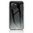 Silicone Frame Fashionable Pattern Mirror Case Cover LS2 for Realme C30s Gray