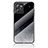 Silicone Frame Fashionable Pattern Mirror Case Cover LS2 for Realme C35 Gray