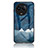 Silicone Frame Fashionable Pattern Mirror Case Cover LS2 for Realme V50 5G Blue