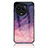 Silicone Frame Fashionable Pattern Mirror Case Cover LS2 for Realme V50s 5G Purple