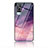 Silicone Frame Fashionable Pattern Mirror Case Cover LS2 for Vivo Y51 (2021) Purple