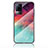 Silicone Frame Fashionable Pattern Mirror Case Cover LS2 for Vivo Y73 (2021)