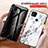 Silicone Frame Fashionable Pattern Mirror Case Cover LS2 for Xiaomi POCO C3