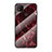 Silicone Frame Fashionable Pattern Mirror Case Cover LS2 for Xiaomi POCO C3 Red