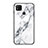Silicone Frame Fashionable Pattern Mirror Case Cover LS2 for Xiaomi POCO C3 White
