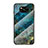 Silicone Frame Fashionable Pattern Mirror Case Cover LS2 for Xiaomi Poco X3 Pro Blue