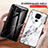 Silicone Frame Fashionable Pattern Mirror Case Cover LS2 for Xiaomi Redmi 10X 4G