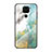 Silicone Frame Fashionable Pattern Mirror Case Cover LS2 for Xiaomi Redmi 10X 4G Green