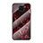 Silicone Frame Fashionable Pattern Mirror Case Cover LS2 for Xiaomi Redmi 10X 4G Red