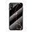 Silicone Frame Fashionable Pattern Mirror Case Cover LS2 for Xiaomi Redmi 9A Gold and Black