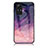 Silicone Frame Fashionable Pattern Mirror Case Cover LS2 for Xiaomi Redmi Note 12S Purple