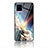 Silicone Frame Fashionable Pattern Mirror Case Cover LS3 for Vivo V20 (2021)