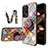 Silicone Frame Fashionable Pattern Mirror Case Cover LS3 for Xiaomi Redmi Note 12 Turbo 5G