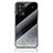 Silicone Frame Fashionable Pattern Mirror Case Cover LS4 for Oppo A54 5G Gray