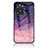 Silicone Frame Fashionable Pattern Mirror Case Cover LS4 for Oppo A57e Purple