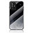 Silicone Frame Fashionable Pattern Mirror Case Cover LS4 for Oppo A94 5G Gray