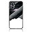 Silicone Frame Fashionable Pattern Mirror Case Cover LS4 for Oppo A96 5G Black