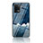 Silicone Frame Fashionable Pattern Mirror Case Cover LS4 for Oppo F19 Pro