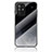 Silicone Frame Fashionable Pattern Mirror Case Cover LS4 for Oppo F19 Pro+ Plus 5G Gray