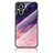 Silicone Frame Fashionable Pattern Mirror Case Cover LS4 for Oppo F21 Pro 5G