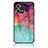 Silicone Frame Fashionable Pattern Mirror Case Cover LS4 for Oppo F21s Pro 4G