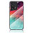 Silicone Frame Fashionable Pattern Mirror Case Cover LS4 for Oppo Find X5 5G