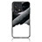 Silicone Frame Fashionable Pattern Mirror Case Cover LS4 for Oppo Find X5 5G Black