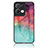 Silicone Frame Fashionable Pattern Mirror Case Cover LS4 for Oppo Reno9 Pro+ Plus 5G