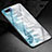 Silicone Frame Fashionable Pattern Mirror Case Cover M01 for Oppo RX17 Neo