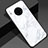 Silicone Frame Fashionable Pattern Mirror Case Cover S01 for Huawei Mate 30 5G White