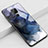 Silicone Frame Fashionable Pattern Mirror Case Cover S01 for Huawei Nova 5i Pro Blue